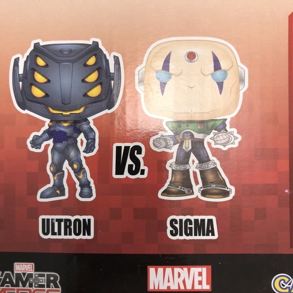 Box ERROR FUNKO POP! ULTRON vs SIGMA! OOP TOYS R US EXCLUSIVE COLLECTIBLES new - Picture 2 of 12
